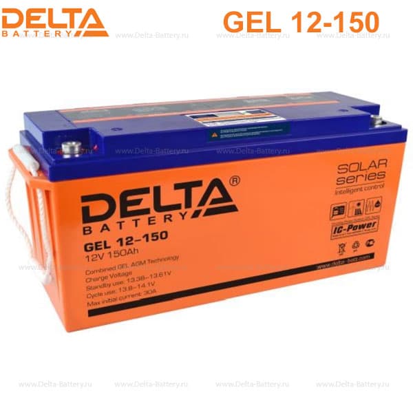 Аккумуляторная батарея Delta GEL 12-150 в Москве