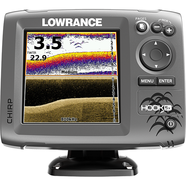 Эхолот Lowrance Hook-5 Mid/High/DownScan в Москве