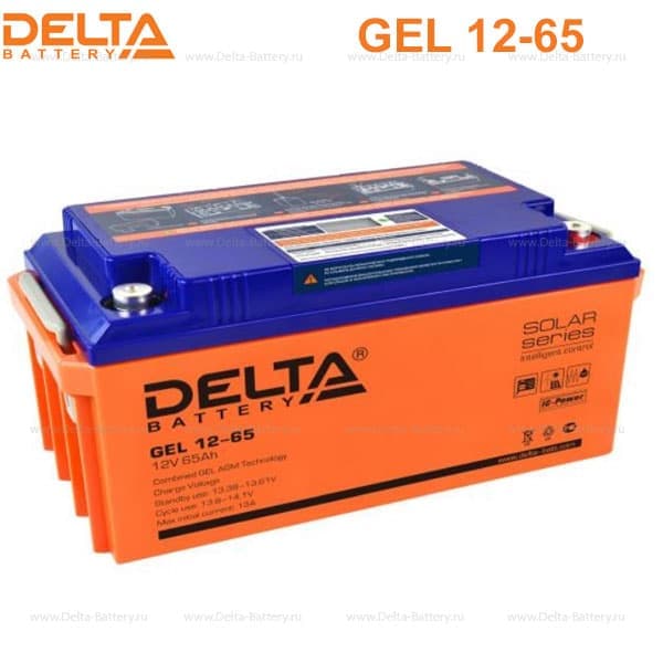 Аккумуляторная батарея Delta GEL 12-65 в Москве