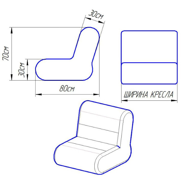 Кресло в лодку пвх нднд своими руками чертежи и схемы