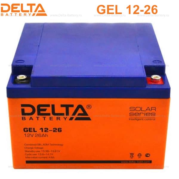 Аккумуляторная батарея Delta GEL 12-26 в Москве