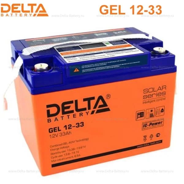 Аккумуляторная батарея Delta GEL 12-33 в Москве