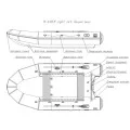 Надувная лодка Фрегат M430FM Light Jet в Москве