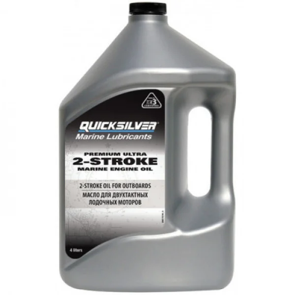 Масло Quicksilver 2-stroke Premium Ultra TCW3 4л 92-8M0170005 в Москве